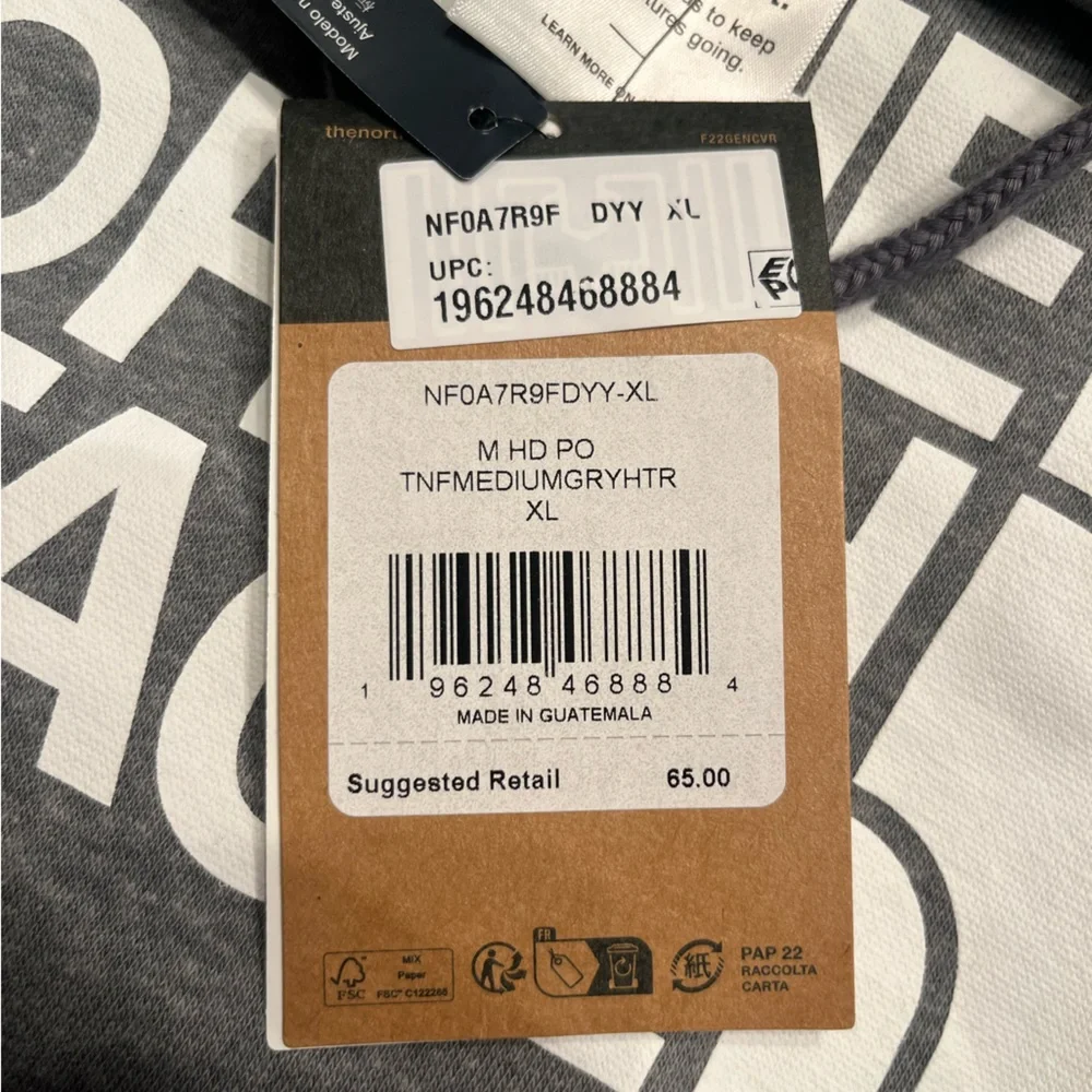 NWT North Face Men’s Half Dome Hoodie